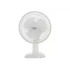 Adler | Ventilators ar skavu | AD 7317 | Galda ventilators | Balts | Diametrs 15 cm | Ātrumu skaits 2 | 30 W