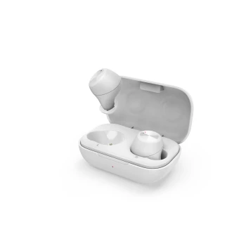 Hama WEAR7701W austiņas, bezvadu, ievietojamas, zvani/mūzika, Bluetooth, baltas