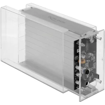 HDD/SSD korpuss DeLOCK 42624 Caurspīdīgs 2.5/3.5 collas