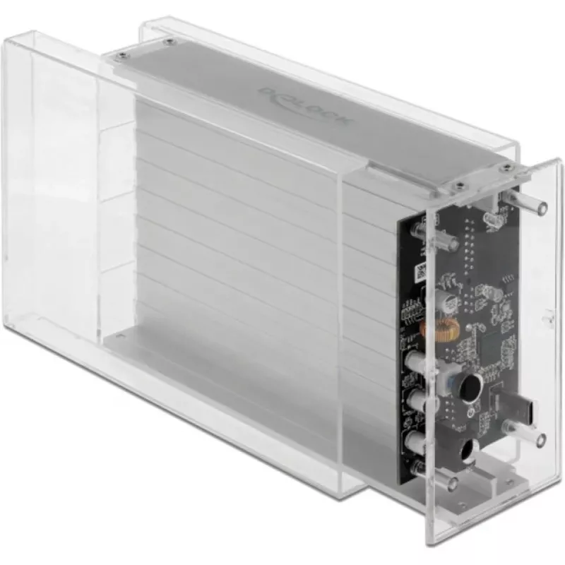HDD/SSD korpuss DeLOCK 42624 Caurspīdīgs 2.5/3.5 collas