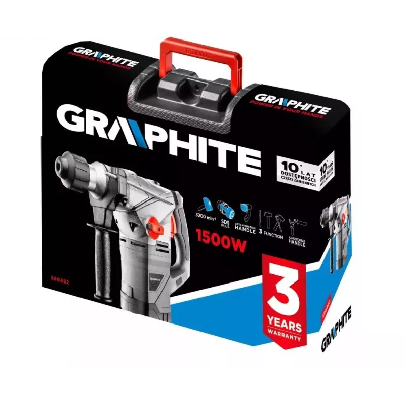 Graphite 58G862 perforators 1500 W 750 RPM SDS Plus