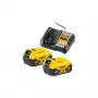 Akumulatora un lādētāja komplekts DeWALT DCB1104P2 18 V 5.0 Ah (2 akumulatori, lādētājs)