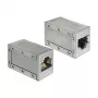 Kabeļa savienotāja adapteris DeLOCK 86088 RJ45 pelēks