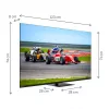 Thomson Q70 sērijas 55QG7C14 televizors 139,7 cm (55 inch) 4K Ultra HD Smart TV Wi-Fi Melns 350 cd/m²