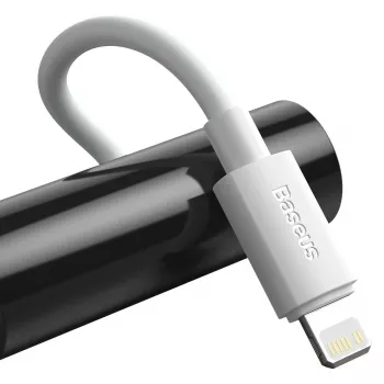 Baseus Simple Wisdom Data kabelis Kit USB-C to Lightning PD 20W (2GAB/KOMPLEKTS) 1.5m Balts
