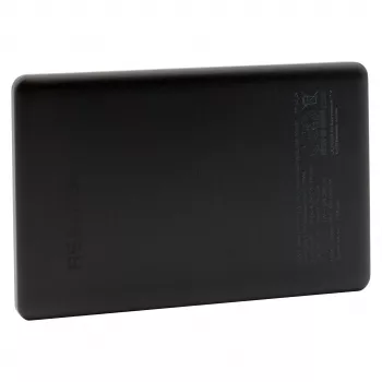RealPower PB-5000 MAG 5000 mAh ārējais akumulators, bezvadu uzlāde, USB-C, 20 W, melns