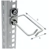 Kabeļu pārvaldības gredzens Triton D1 40x40 mm