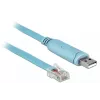 DELOCK Adapteris USB 2.0 Type-A spraudnis uz Serial RS-232 RJ45 vīrišķais 2 m zils