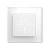 Stikla sienas termostats Homematic IP 161333A0 ar CO2 sensoru, digitāls RF, 230 V, 54,5×54,5×29 mm