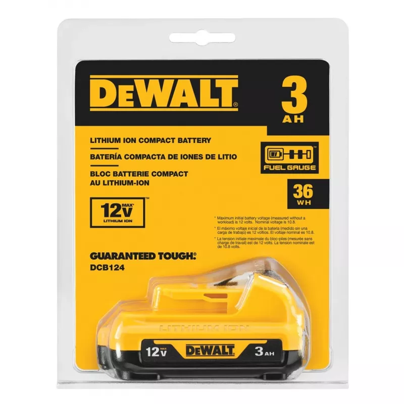 DeWALT DCB124-XJ bezvada instrumenta akumulators / lādētājs