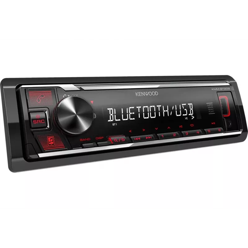 Auto multivides uztvērējs Kenwood KMM-BT209 Bluetooth 200 W Melns