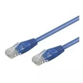 Wentronic Goobay CAT 6 komutācijas kabelis, U/UTP, zils, 3 m - CCA vara maisījums (68407)