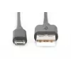 Assmann USB 2.0 savienojuma kabelis. tips A — micro B M/M. 1,0 m. USB 2.0 saderīgs. UL. melns (AK-300110-010-S)