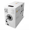 Tīkla kabelis Solarix SXKD-5E-UTP-PE UTP CAT5E 305 m melns