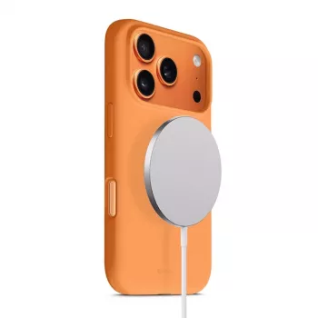 Aizsargājošs MagSafe maciņš Crong iPhone 17 Pro — oranžs