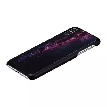Telefona maciņš iKins iPhone XS Max — piena ceļa melns