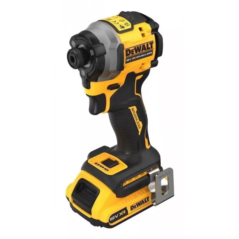18v triecienskrūvgriezis 3 pārnesumi; 208 Nm; kaste; 2x2Ah