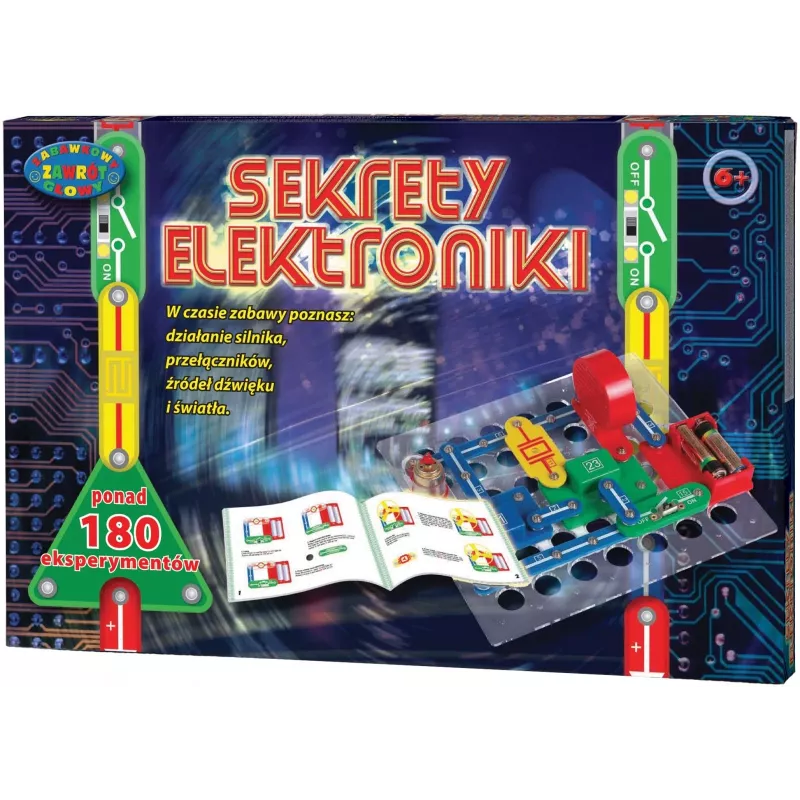 Izglītojošs elektronikas komplekts Dromader Science Kit Secrets ZD-9551 — 180 eksperimenti