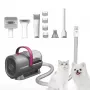 PETKIT DT5-EU Putekļu sūcējs un matu griezējs kaķiem un suņiem, melns/violets