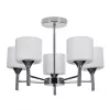 Klasiska lustra-piekaramā griestu lampa Activejet MIRA Chrome 5xE27 viesistabai