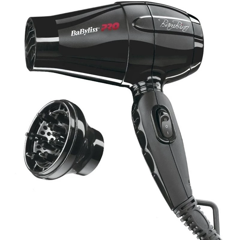 Matu žāvētājs BaByliss PRO BamBino BAB5510E ceļojumu matu žāvētājs kompakts viegls