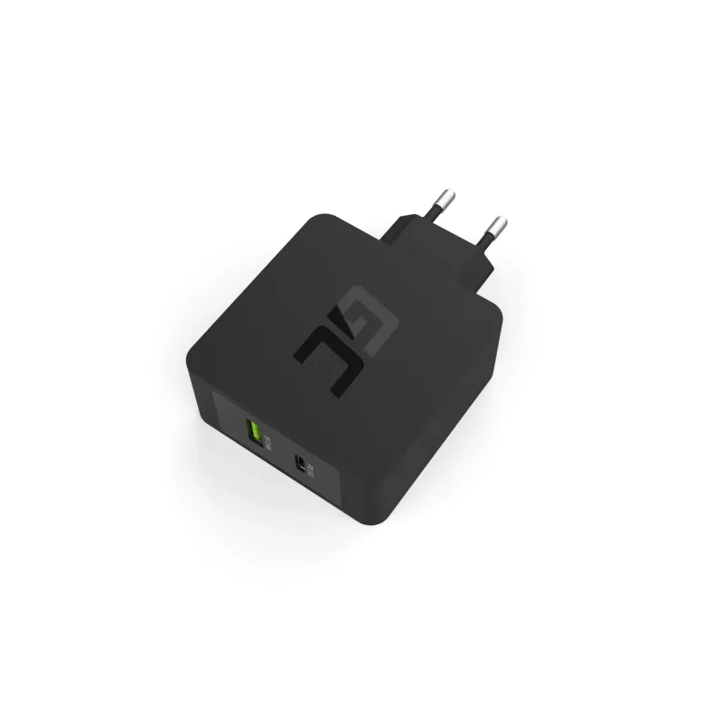 Green Cell CHAR10 mobilās ierīces lādētājs Melns Iekštelpām