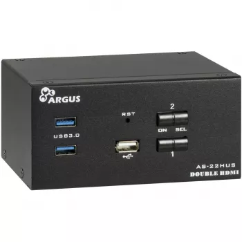 KVM slēdzis Inter-Tech IPC AS-22HUS 2 porti USB