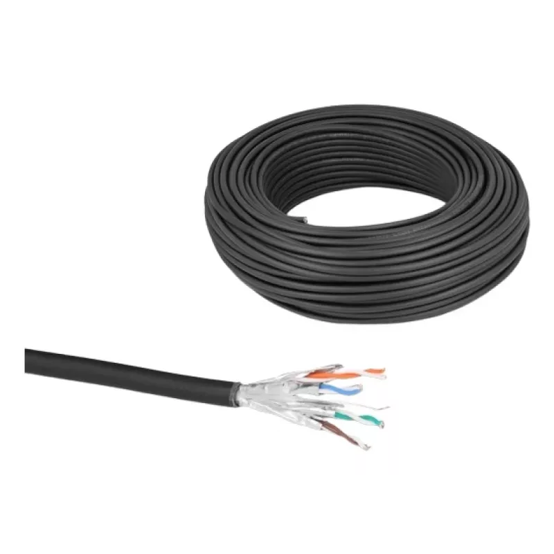 Tīkla kabelis DeLOCK 80597 Melns Cat6a U/FTP 50m