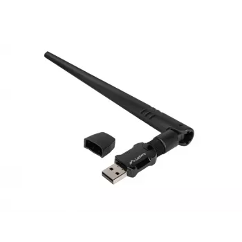 Lanberg USB adapteris bezvadu tīkla karte NC-0900-WIE USB 2.0 divjoslu AX900 1 ārējā antena