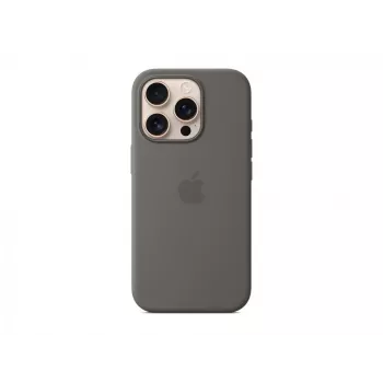 Apple iPhone 16 Pro silikona maciņš ar MagSafe - akmens pelēks