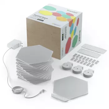 LED sešstūra paneļa gaisma Nanoleaf NL42-6002HX-15PK, RGB, 15 gab. iepakojumā, maiņstrāvas barošana