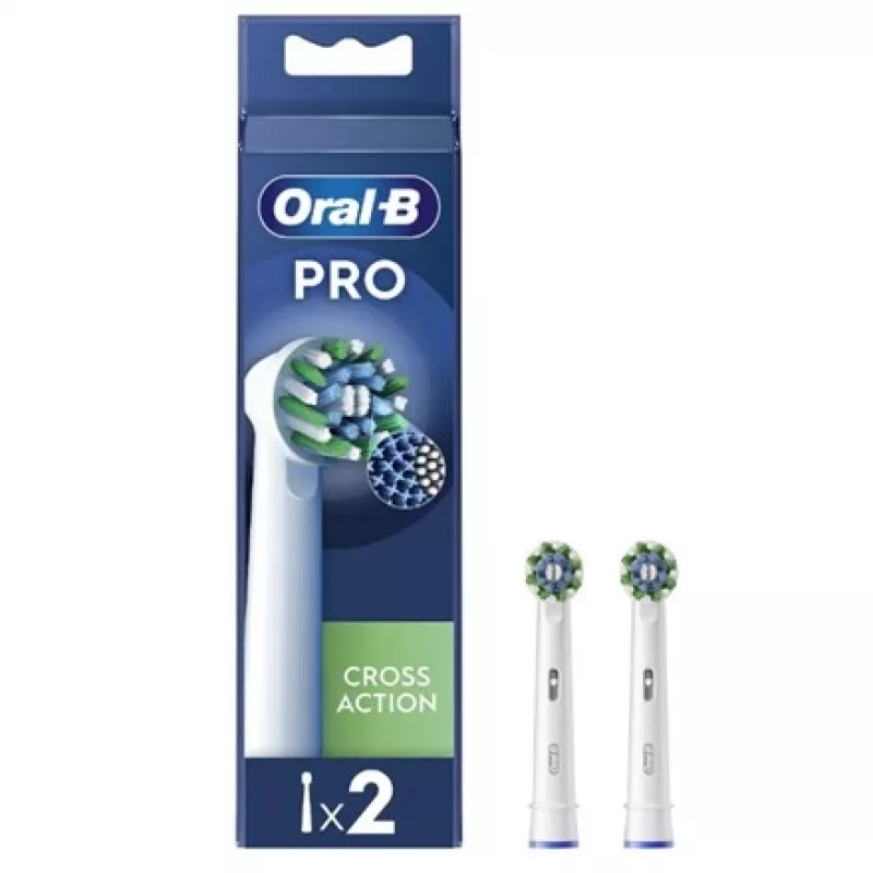 Oral-B EB50RX-2 CrossAction nomaināmās birstes galviņas, 2 gab.