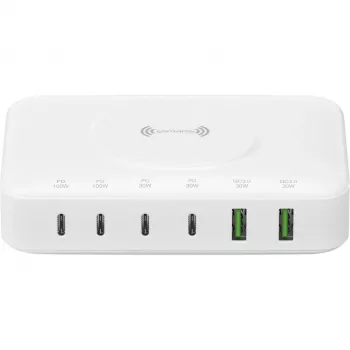 Uzlādes stacijas organizators brīvstāvošs 4smarts 540570 balts 100W