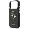 GUESS | Hardcase 4G | Aizmugurējais vāciņš | iPhone 17 Pro Max | Apple | Ekoloģiskā āda/PC/Plastmasa/TPU | Melns