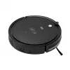 Robot vacuum cleaner TEESA Smart VAC 2 — apaļš, melns, 1000 Pa sūkšanas jauda, 9,6V/2000mAh Li akumulators, 0,2 L putekļu kaste, Wi‑Fi, automātiska atgriešanās