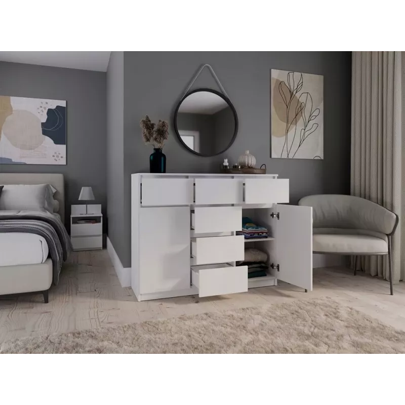 MALWA 2D6S balts kumode