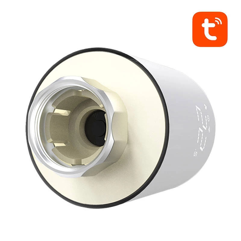 Viedais termostata radiatora ventilis Avatto TRV07 Zigbee 3.0 — termostata ventilis radiatoriem, Zigbee 3.0