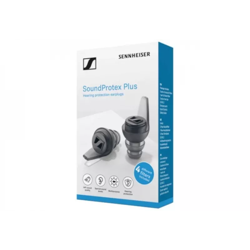 Sennheiser SoundProtex Plus - Aizsargājoši ausu aizbāžņi ar 5 veidu akustiskajiem filtriem