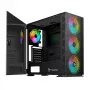 SAVIO datora korpuss Raptor X1 ARGB Glass/Mesh Melns