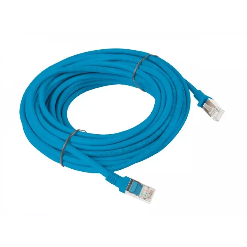 Lanberg UTP Cat.5e patch vads 10m zils PCU5-10CC-1000-B