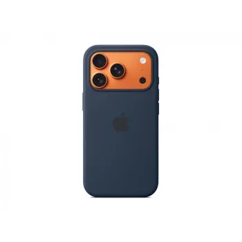 Silikona maciņš Apple iPhone 17 Pro MagSafe Midnight tumši zilā krāsā