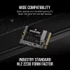 Corsair MP600 Mini - SSD - 2 TB - iekšējs - M.2 2230 - PCIe 4.0 x4 (NVMe)