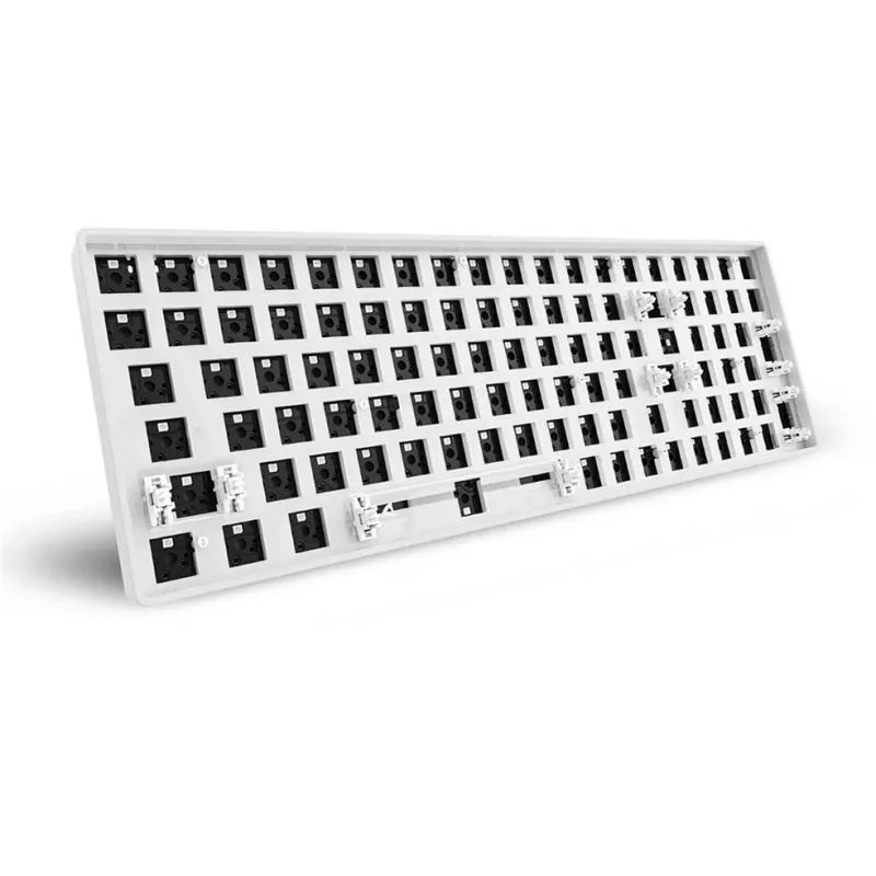 Sharkoon SKILLER SGK50 S2 balta mehāniskās tastatūras komplekts bez slēdžiem un taustiņiem