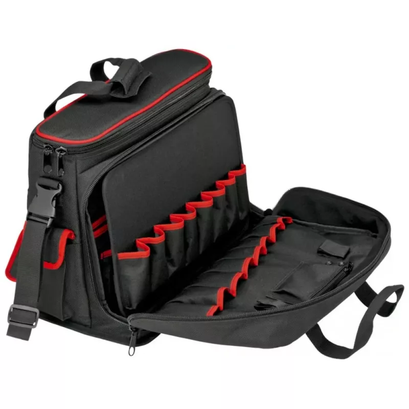 Knipex 00 21 10 LE instrumentu uzglabāšanas soma melna, sarkana, poliesters