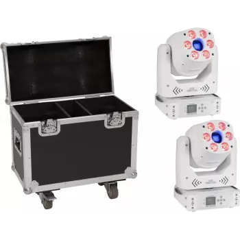 Hibrīda kustīgās galvas Spot/Wash gaismeklis EUROLITE TMH-H90 2x COB LED, hibrīda spot un wash gaismeklis