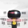 Bezvadu svītrkodu skeneris QOLTEC 50856 — 1D un 2D bezvadu rokas, USB saskarne, ABS korpuss, 170×62×100 mm, 203 g