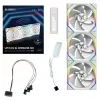 Lian Li UNI FAN SL Wireless 120 ARGB Reverse Blade balts, 3 gab.