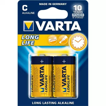 Vienreizlietojamā baterija Varta 4114 C Alkaline