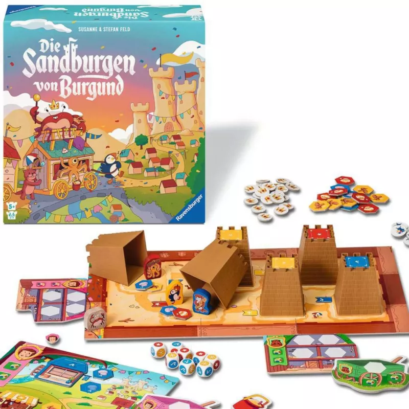 Ravensburger Die Sandburgen von Burgund, galda spēle