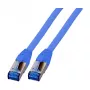 EFB-Elektronik RJ45 komutācijas kabelis Cat.6A S/FTP TPECat.7 izejkabelis superflex zils 0,5m Ražotājs: EFB Elektronik (K5525FBL.0,5)